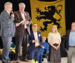 Raymond Roels op podium